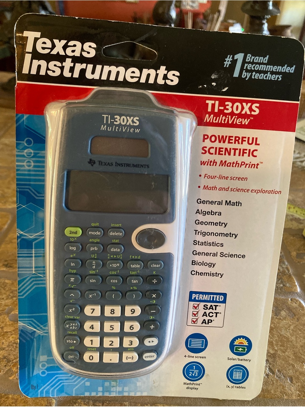 Texas Instruments T 1–30XS multi view calculator new in package